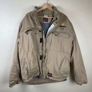 Red Wing‎ Mens Tan FR Flame Resistant Insulated Work Jacket Sunbelt Size L